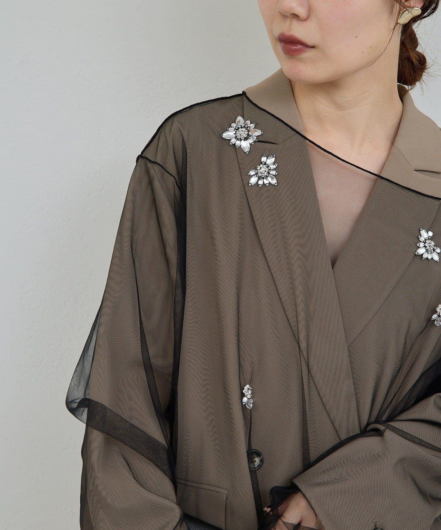 【25週年紀念款】珠飾針織套頭衫