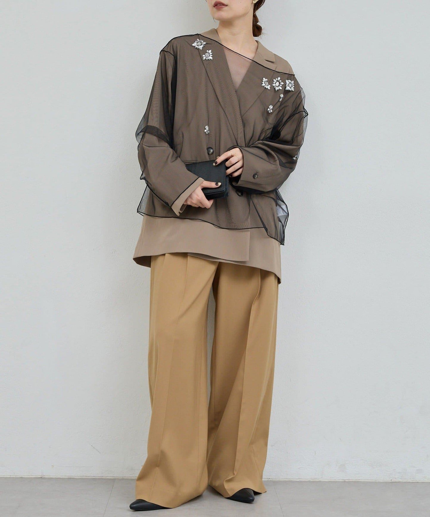 【25週年紀念款】珠飾針織套頭衫