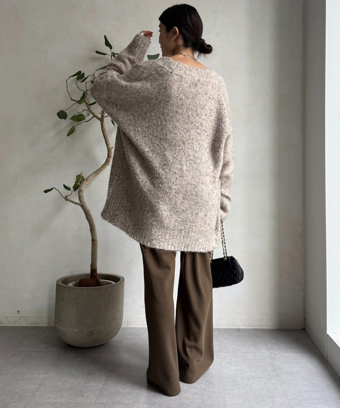 可水洗彩色紗點開衫