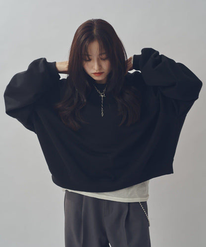 寬鬆短款衛衣