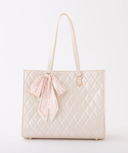 【LouLoumei】附帶絲巾可自立手提托特包