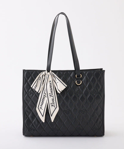 【LouLoumei】附帶絲巾可自立手提托特包