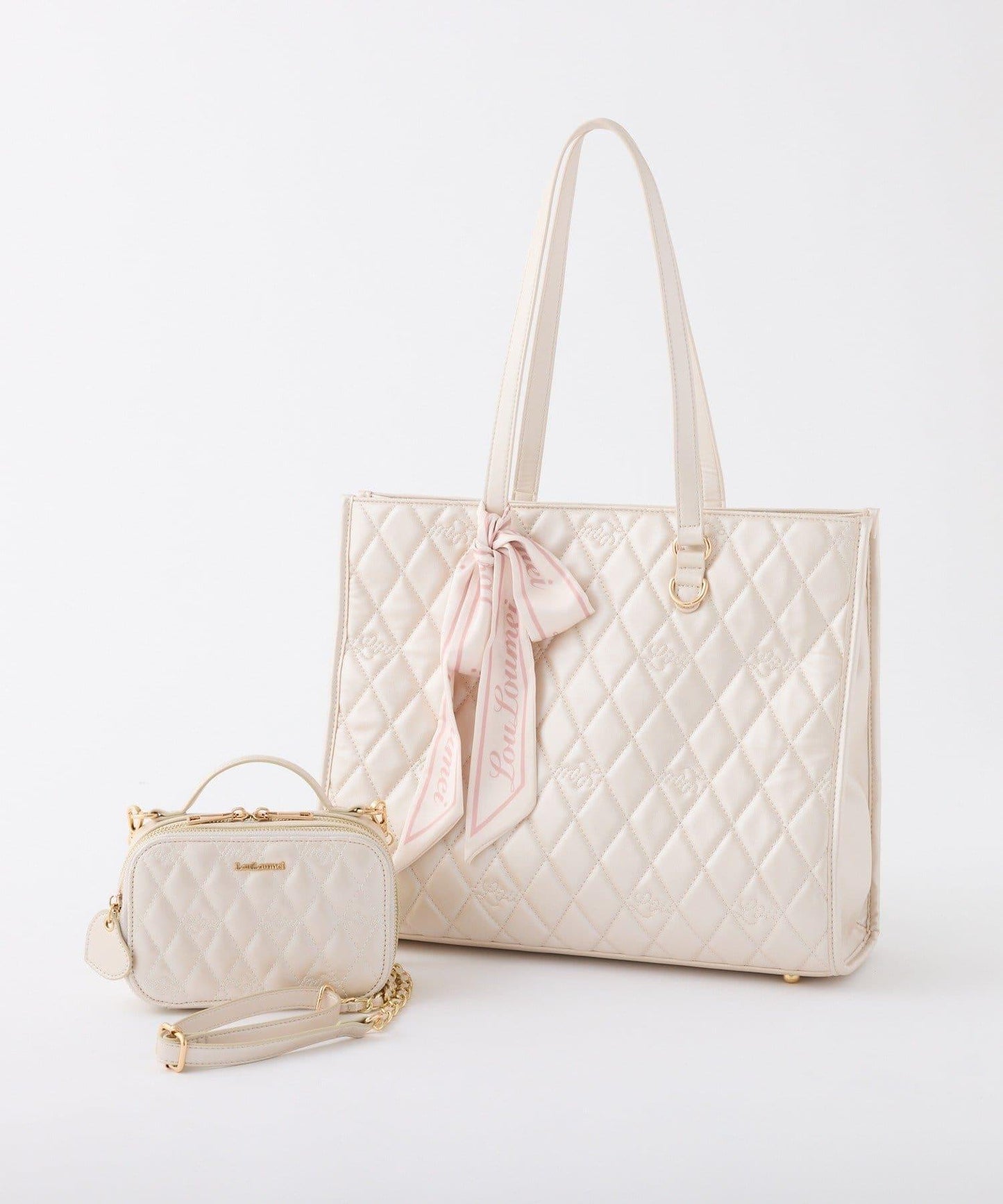 【LouLoumei】附帶絲巾可自立手提托特包