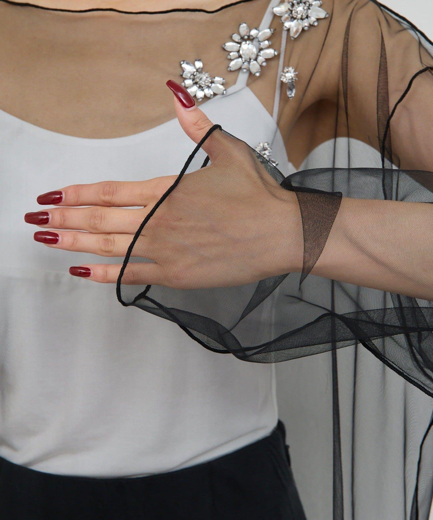 【25週年紀念款】珠飾針織套頭衫