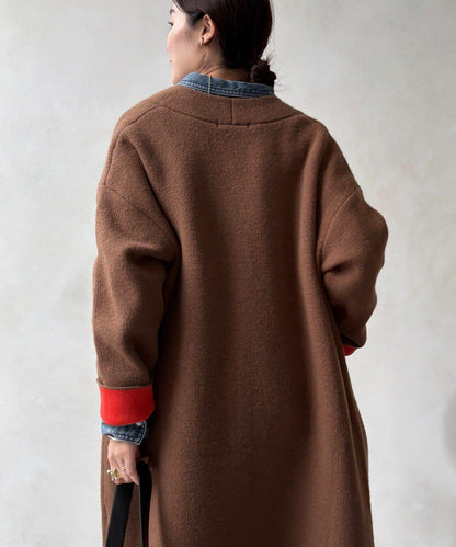 雙面針織長款開衫