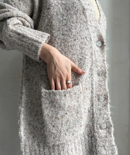 可水洗彩色紗點開衫