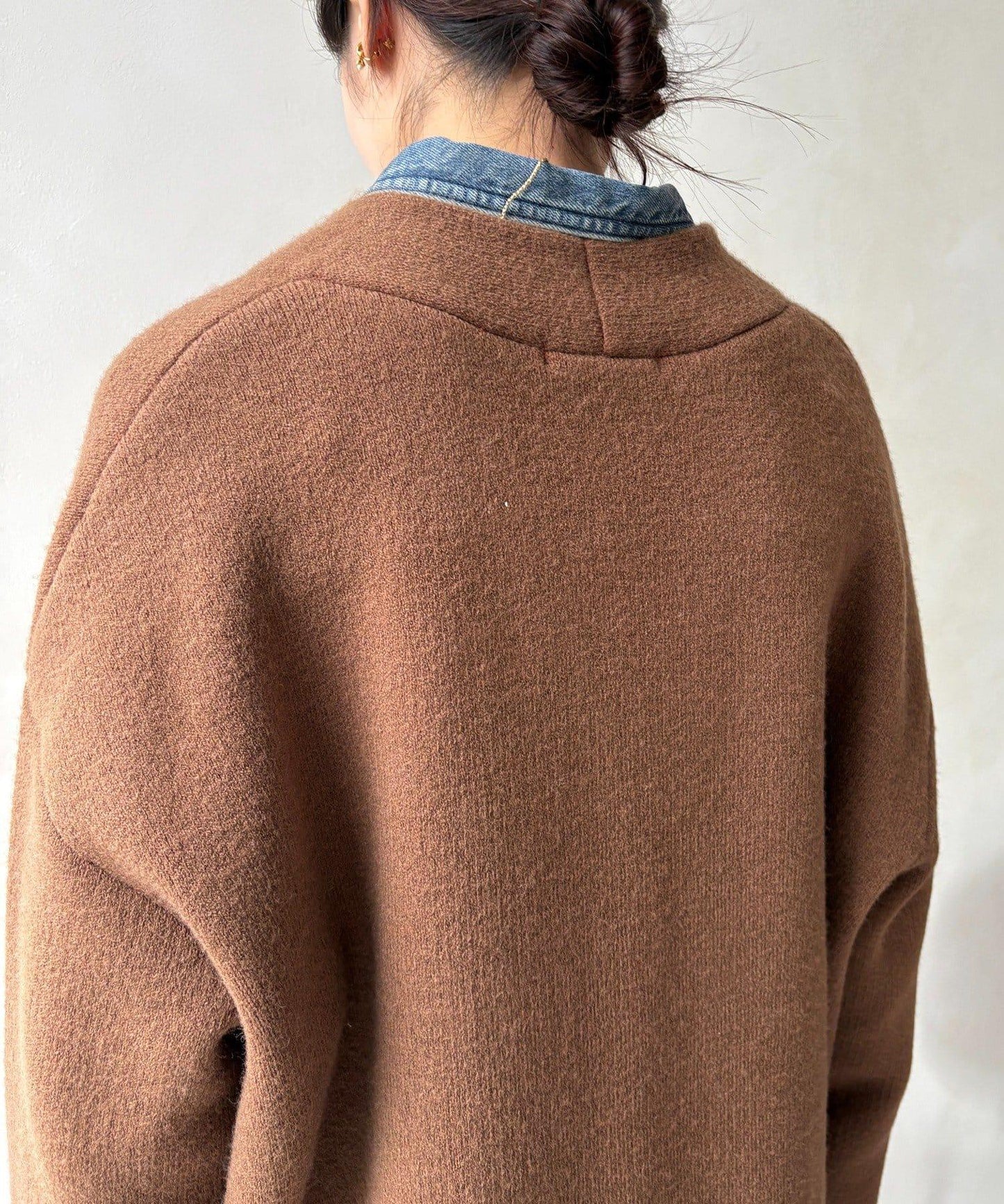 雙面針織長款開衫