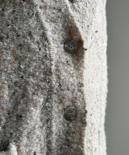 可水洗彩色紗點開衫