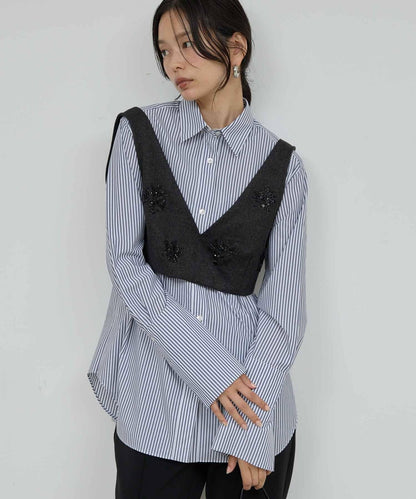 【25週年紀念款】水晶裝飾束身上衣