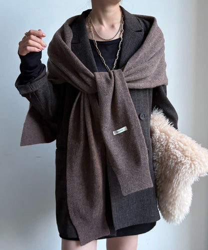 羊毛多功能圍巾