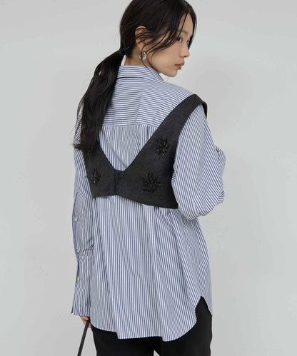 【25週年紀念款】水晶裝飾束身上衣