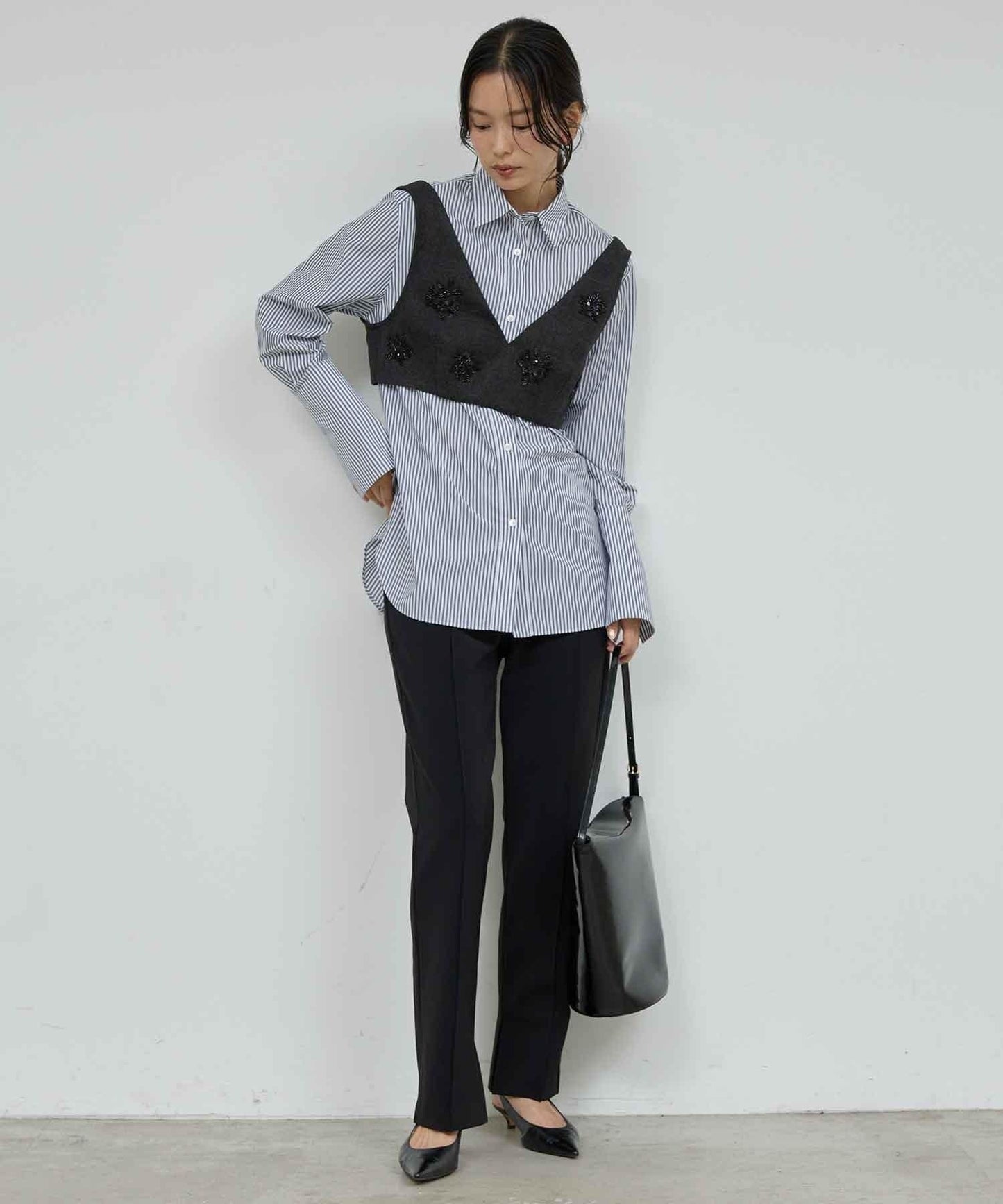 【25週年紀念款】水晶裝飾束身上衣