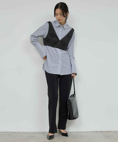 【25週年紀念款】水晶裝飾束身上衣