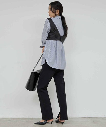 【25週年紀念款】水晶裝飾束身上衣