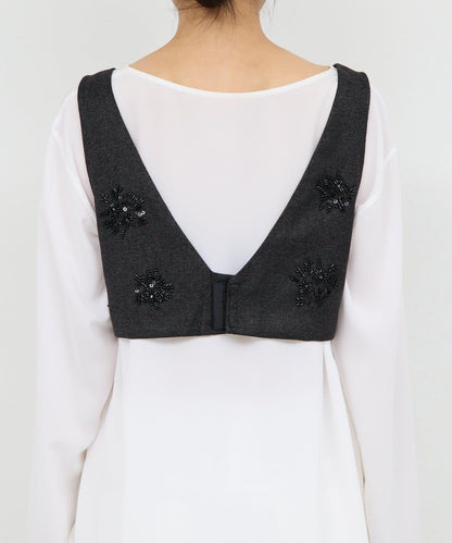 【25週年紀念款】水晶裝飾束身上衣