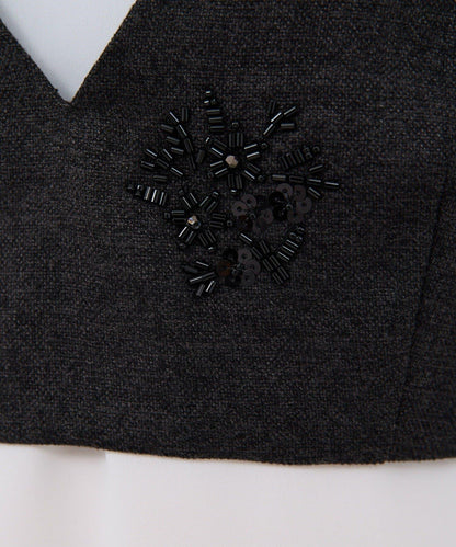 【25週年紀念款】水晶裝飾束身上衣