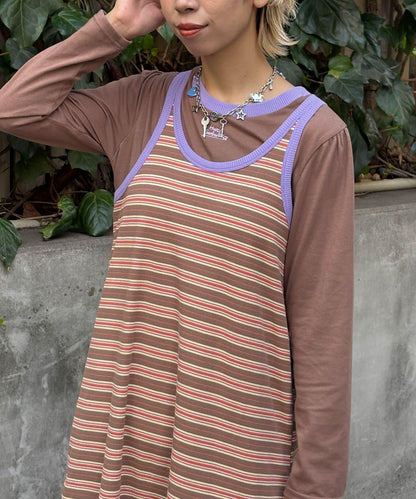 【Ciaopanic】帶內襯不對稱吊帶連衣裙