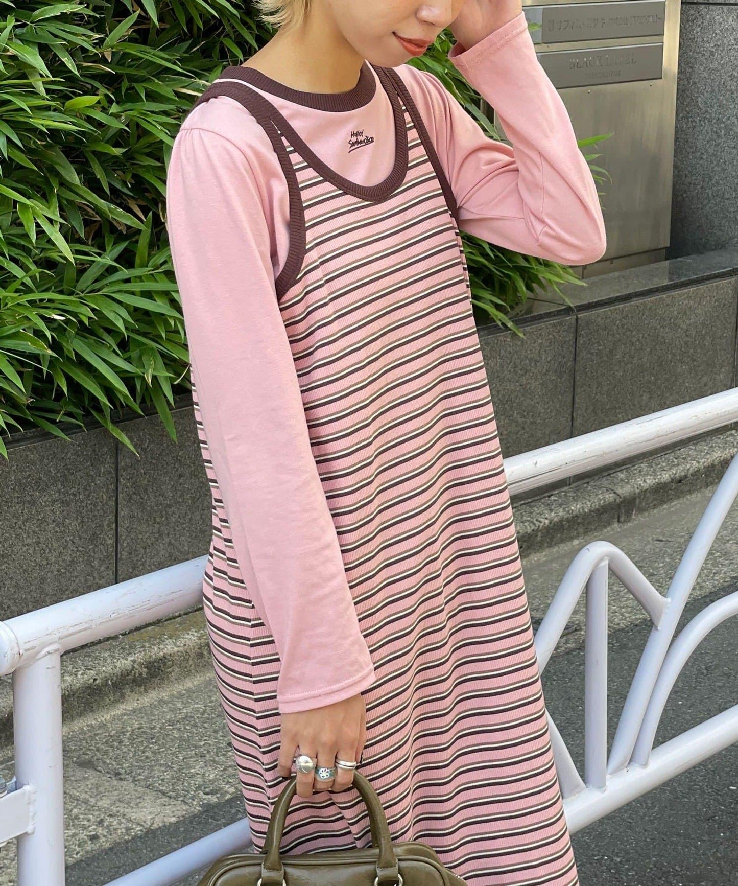 【Ciaopanic】帶內襯不對稱吊帶連衣裙