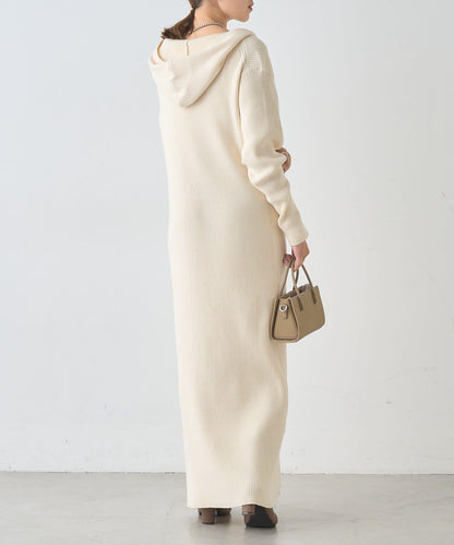 連帽拉鍊連衣裙