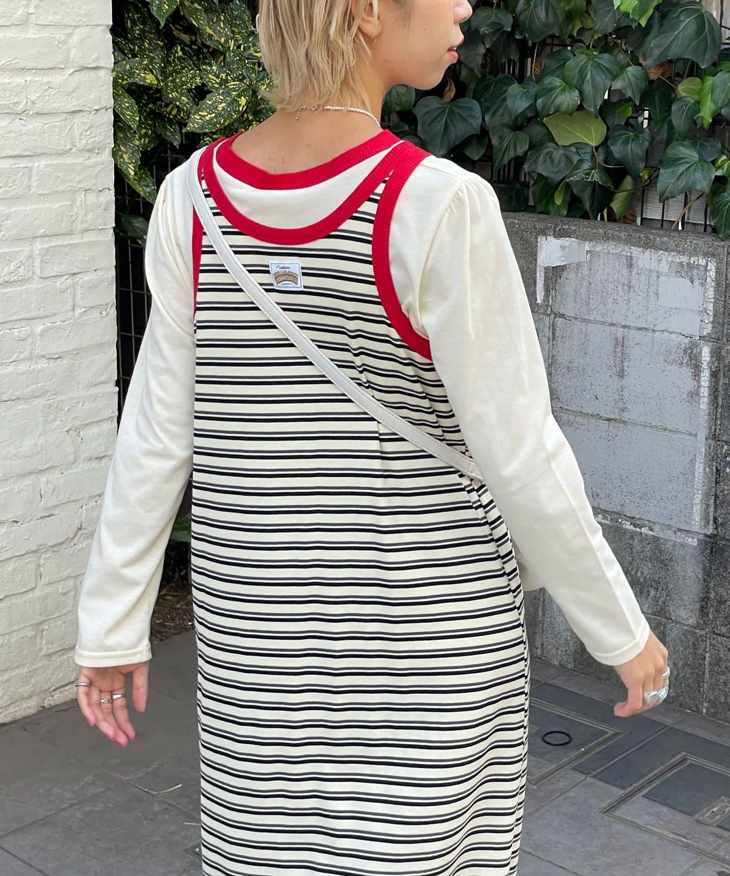 【Ciaopanic】帶內襯不對稱吊帶連衣裙