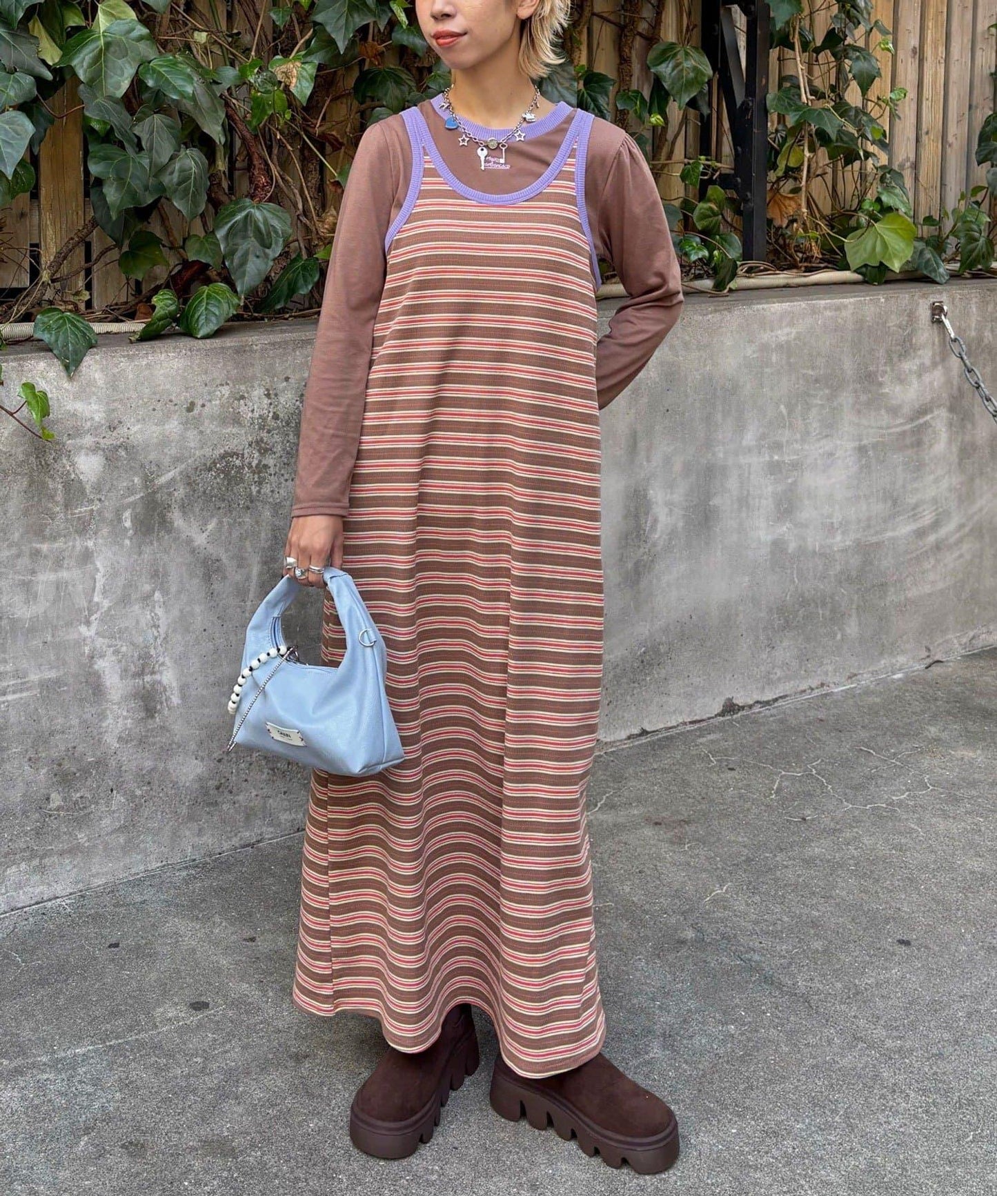 【Ciaopanic】帶內襯不對稱吊帶連衣裙