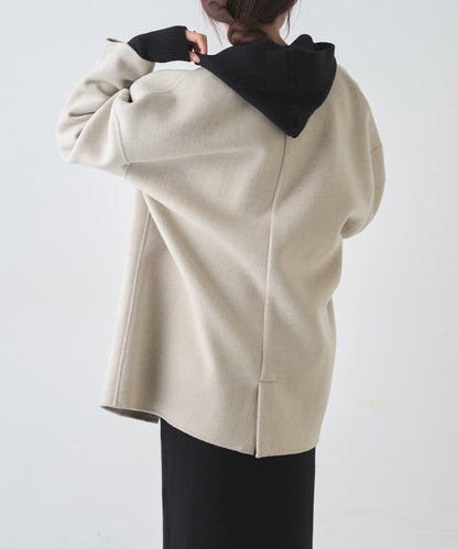 連帽拉鍊連衣裙