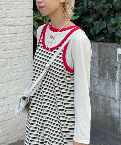 【Ciaopanic】帶內襯不對稱吊帶連衣裙