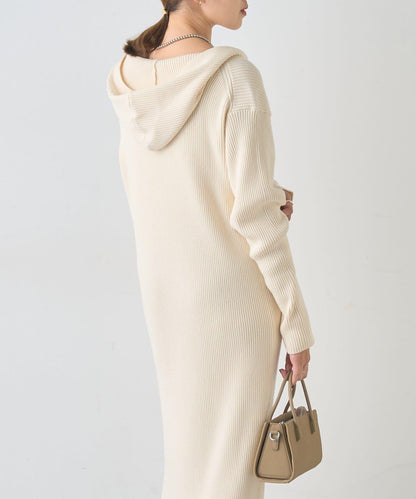 連帽拉鍊連衣裙