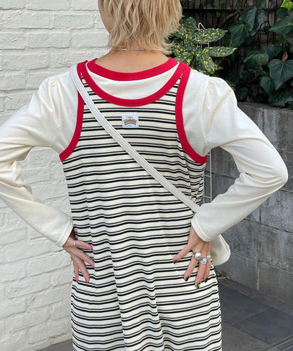 【Ciaopanic】帶內襯不對稱吊帶連衣裙