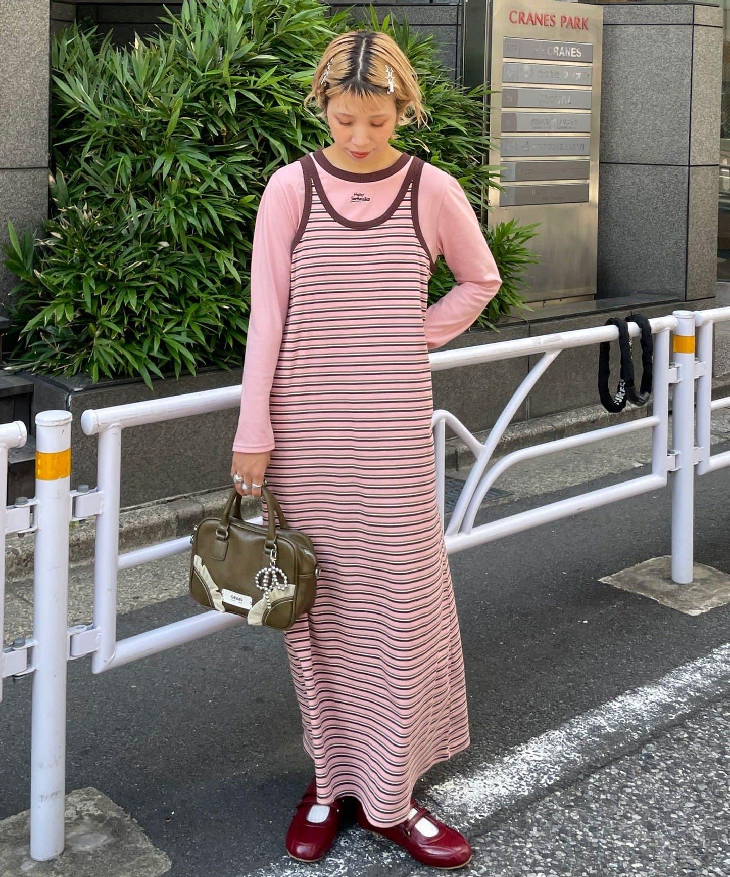 【Ciaopanic】帶內襯不對稱吊帶連衣裙