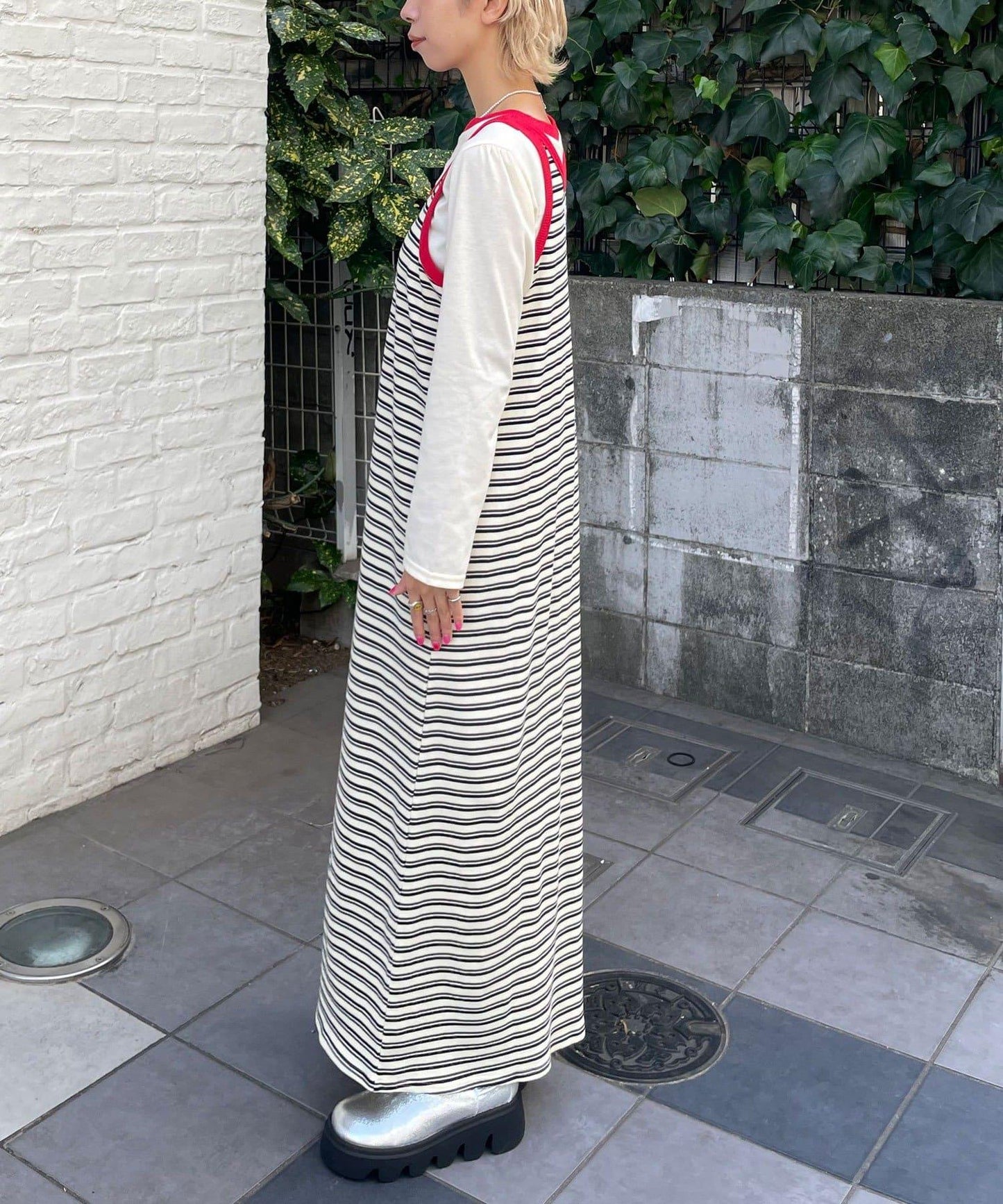 【Ciaopanic】帶內襯不對稱吊帶連衣裙