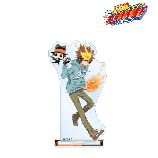 《家庭教師HITMAN REBORN!》_新繪插畫 沢田綱吉&里包恩 修行場景ver. 大號亞克力立牌