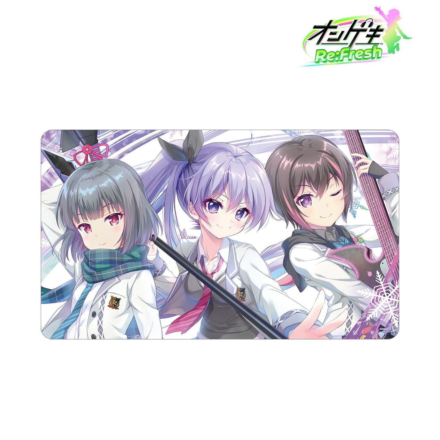 オンゲキ Re:Fresh_⊿TRiEDGE 多功能桌墊