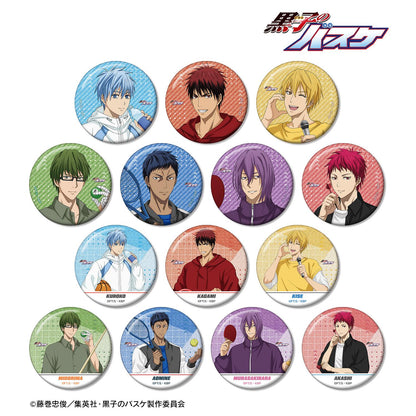 《黑子的籃球》全新繪製 運動假日ver. 交易閃粉徽章（單品/全套BOX）【BOX/14包入】