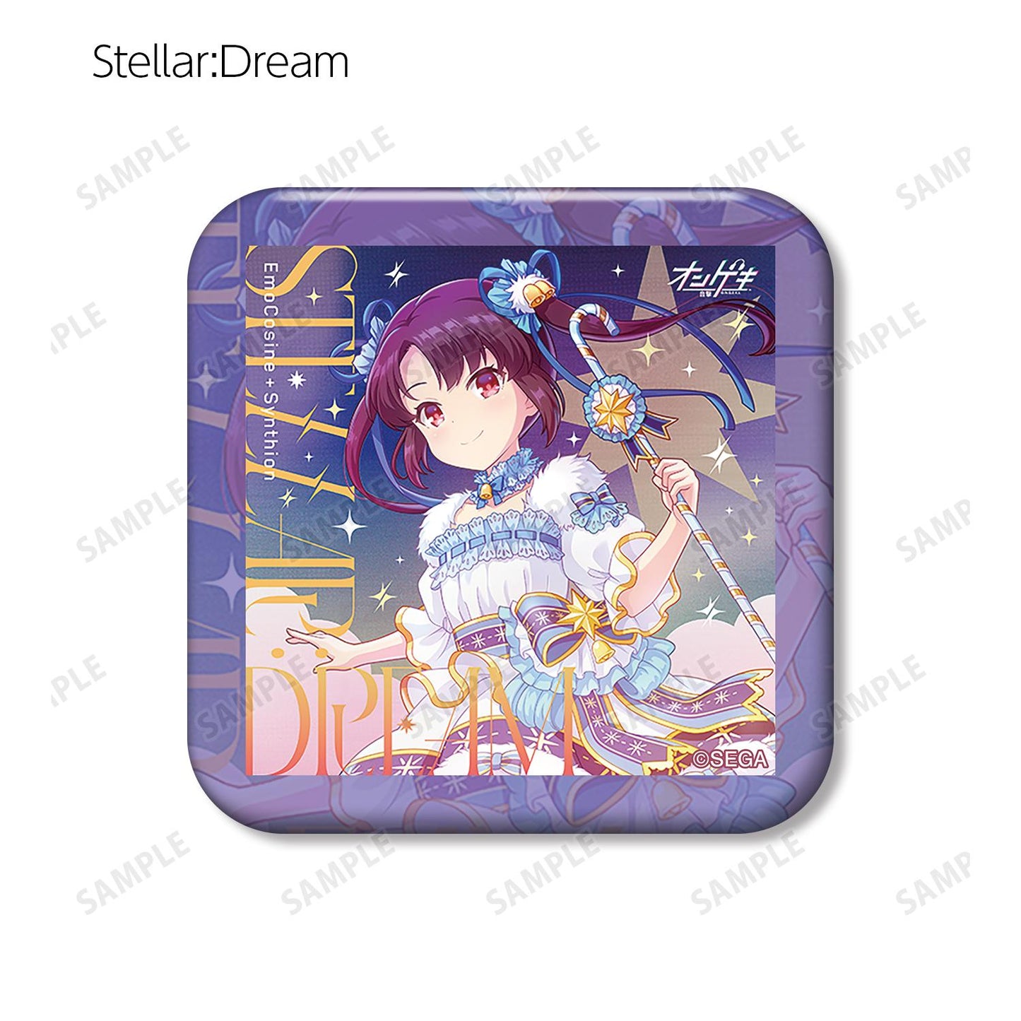 オンゲキ Re:Fresh_隨機角丸方形徽章 ver.B（單位/全套BOX）【BOX/9包入】