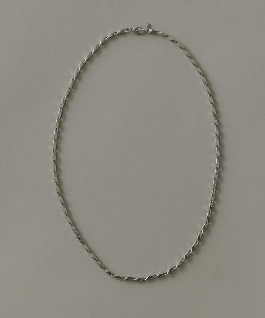 不鏽鋼扭紋設計鏈條項鍊