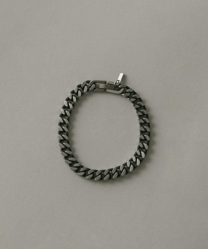 不鏽鋼啞光喜平鏈手鍊