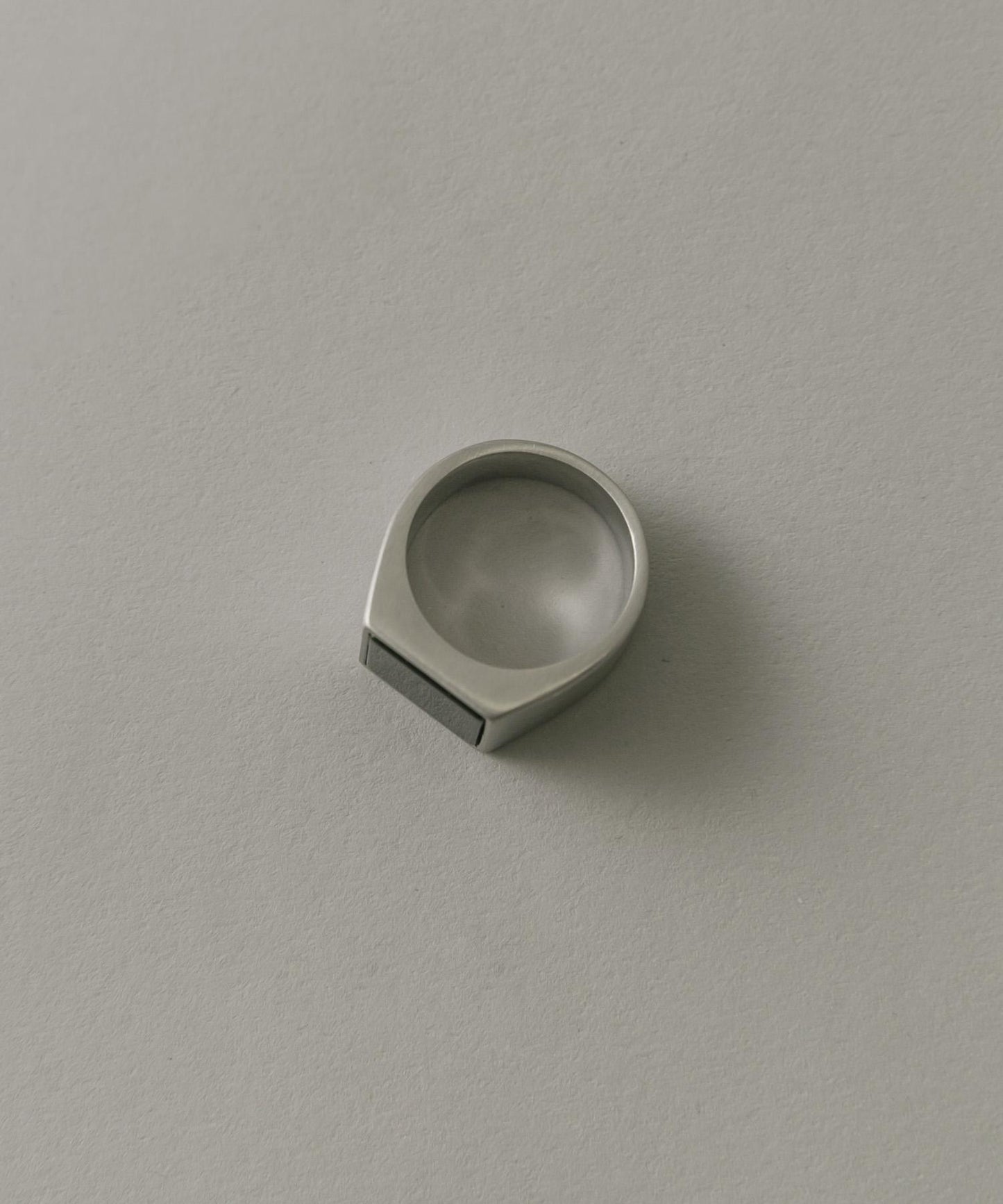 不鏽鋼方形印章戒指