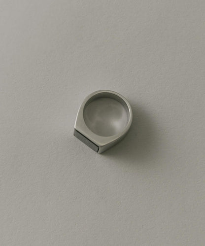 不鏽鋼方形印章戒指