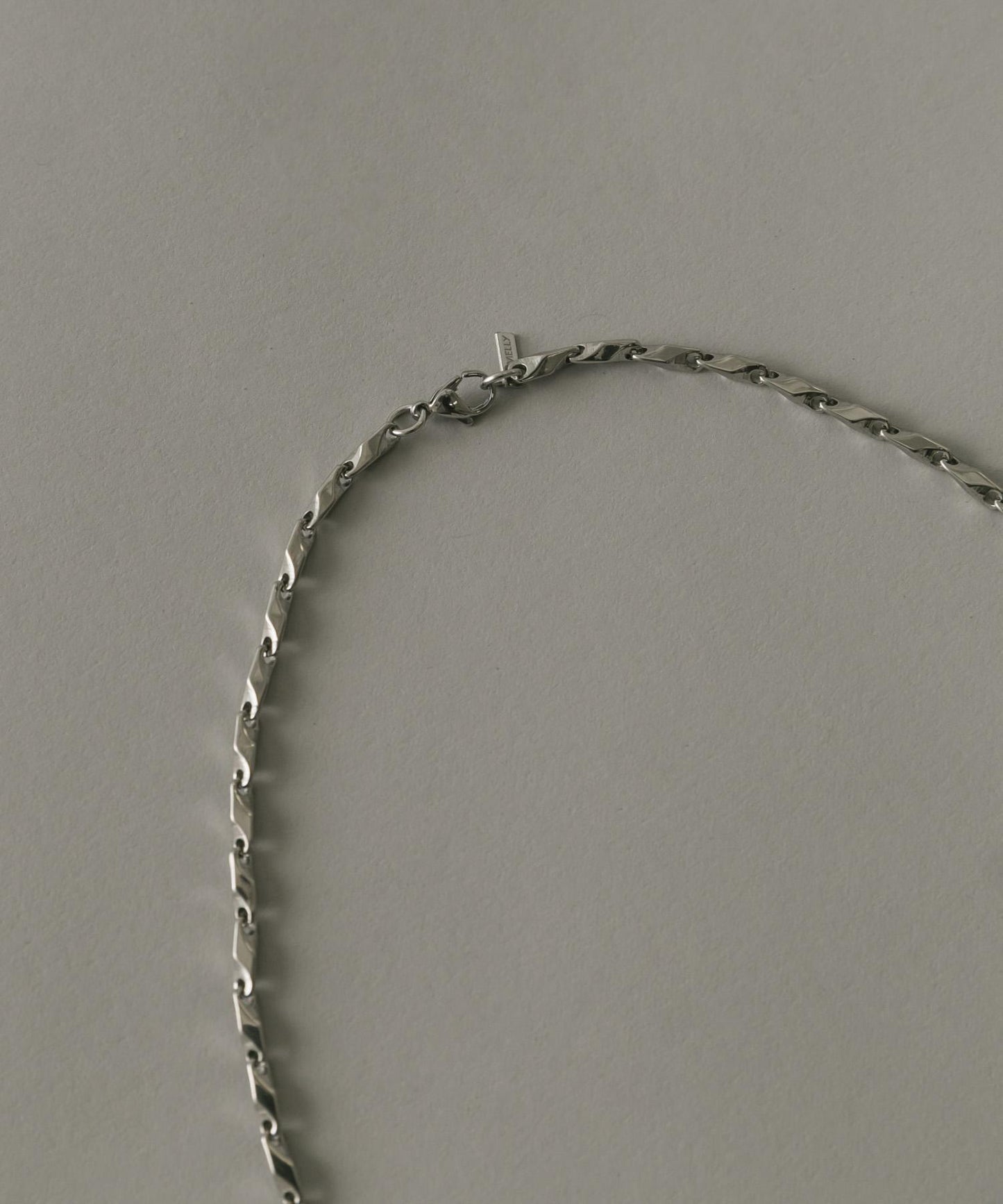 不鏽鋼扭紋設計鏈條項鍊