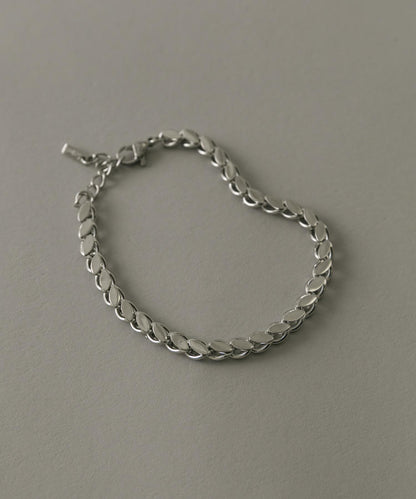 不鏽鋼樹葉造型鏈條手鍊