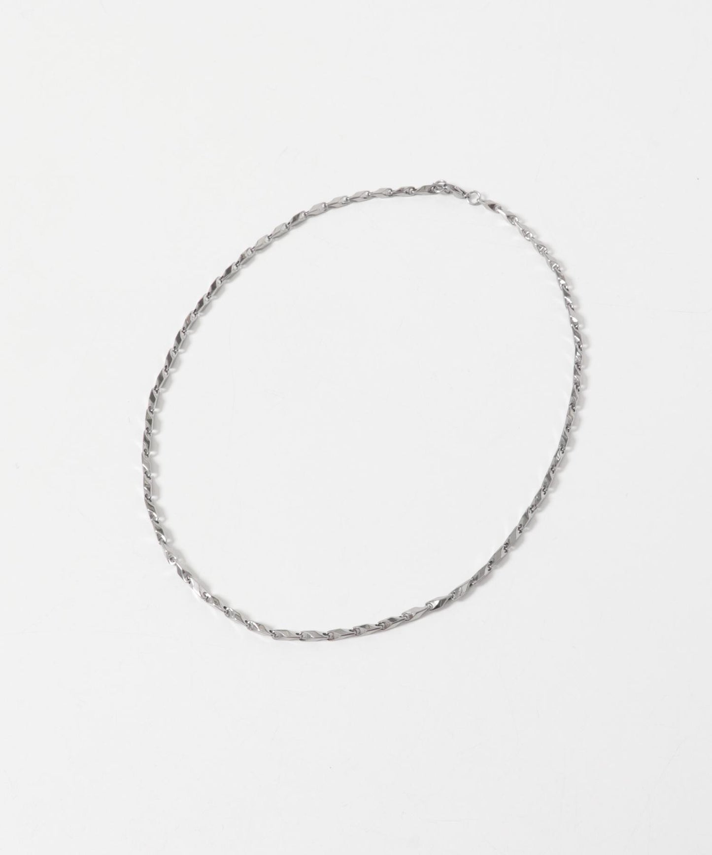 不鏽鋼扭紋設計鏈條項鍊