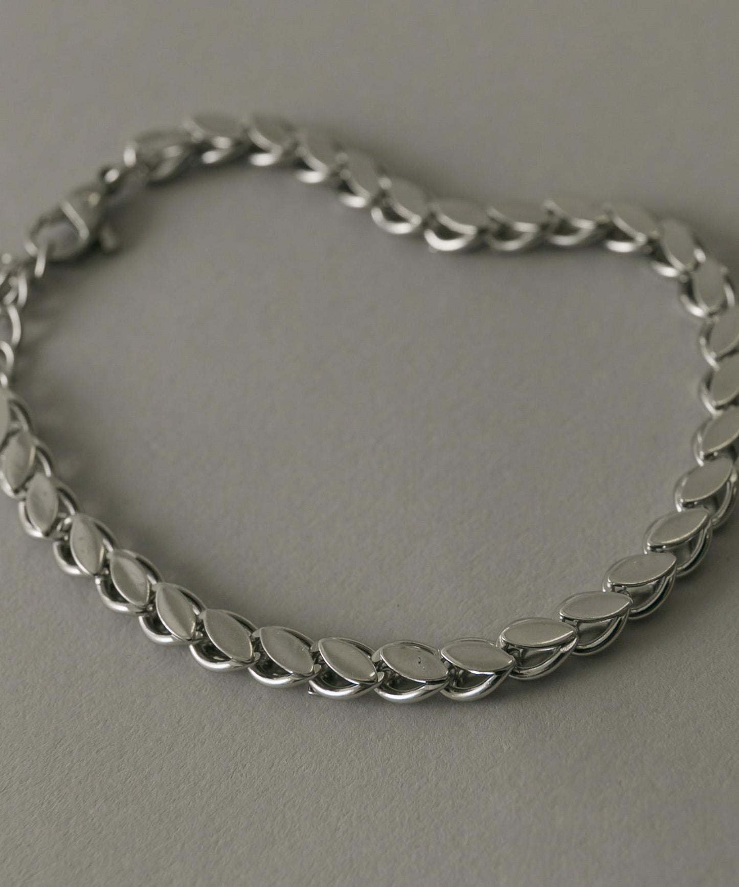 不鏽鋼樹葉造型鏈條手鍊