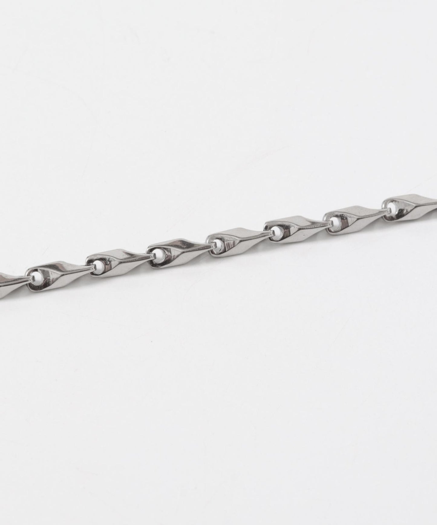 不鏽鋼扭紋設計鏈條項鍊