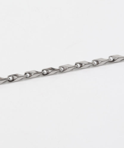 不鏽鋼扭紋設計鏈條項鍊