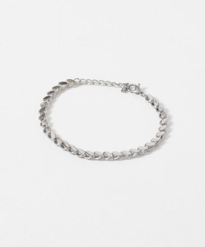 不鏽鋼樹葉造型鏈條手鍊