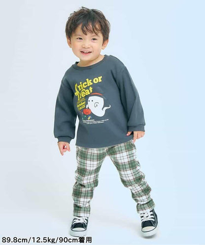 內襯搖粒絨/7天穿搭風格長褲 10分長度