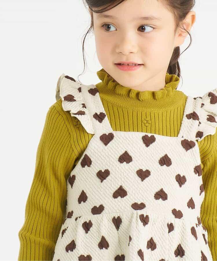 愛心花卉提花吊帶背心&荷葉邊短褲套裝 短款