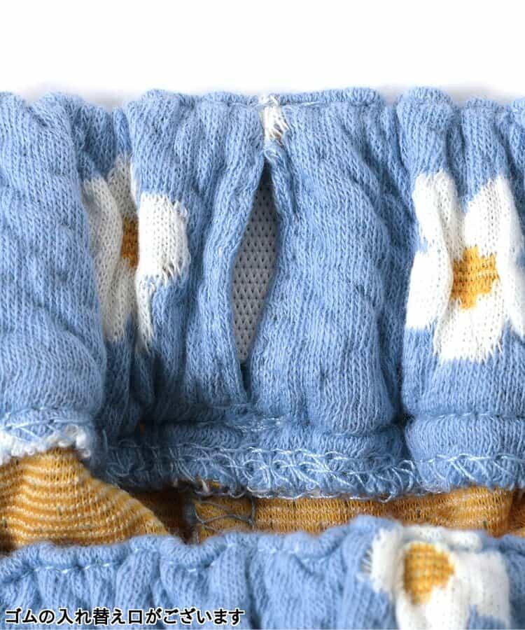 愛心花卉提花吊帶背心&荷葉邊短褲套裝 短款