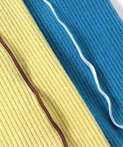 保暖荷葉邊喇叭打底褲 10分長度